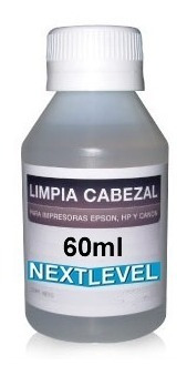 Liquido Limpia Cabezales 60ml Para Epson Canon Hp 