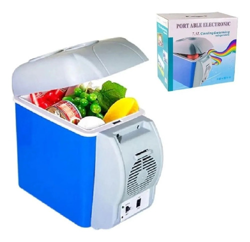 Cooler Cava Refrigerado Electrico Portatil Auto 7.5 Ltr 12w 