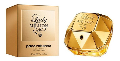 Lady Million Eau De Parfum 80ml Feminino + Amostra De Brinde