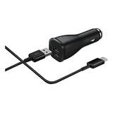 Cargador De Auto Usb C Samsung Rápido Compatible Con Samsung