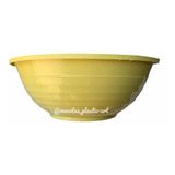 6 Macetas Bowl N° 23 Premium Reforz Plastica Saona Anillada