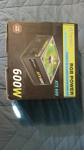 Fuente De Alimentación Noga Atx-600 Rgb 600w Usada