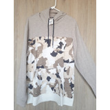 Buso Hombre Con Capucha Camuflado Talla L