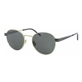 Gafas De Sol - Saint Laurent Sunglasses Sl M62 003 Gold-grey