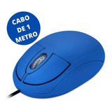 Mouse Classic Box Optico Full Azul Usb Multilaser Mo305