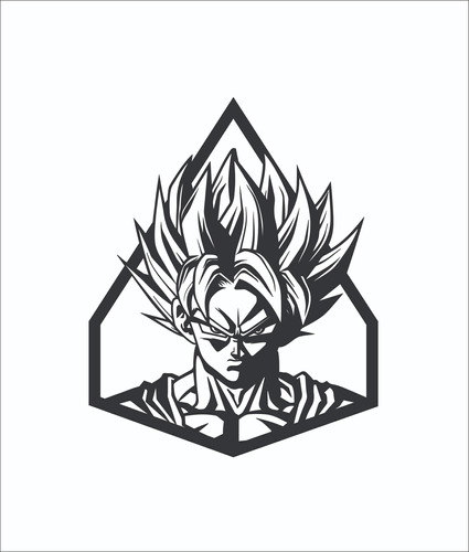 Cuadros Decorativos En Corte -  Dragon Ball 