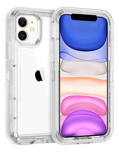 Funda Transparente Otter Para iPhone Uso Rudo