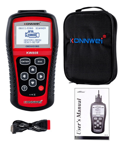 Escaner Automotriz Obd2 Konnwei Lector Autos Multilenguaje 