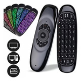 Mini Teclado Controle Smart Air Mouse Universal Tv Pc Box Tv
