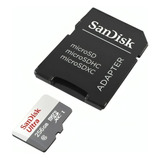 Cartão De Memória Microsd Sandisk 256gb Microsd Ultra 100mbs