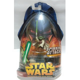 Figura Star Wars Yoda Spinning Atack Hasbro 2005 Detalles