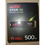 Disco Duro Xpg Atom 30 Pcie Gen X4 M.2 Ssd Nvme 1.3.   500gb