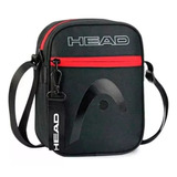 Morral Head Bolso Mini Deportivo Unisex C/bolsillo Ajustable Color Negro