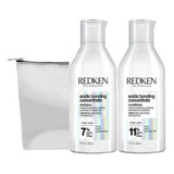 Kit Redken Abc Shampoo Y Acondicionador 300ml + Cosmetiquero
