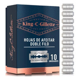 Hojas De Afeitar Gillette King C X10ud