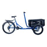 Triciclo De Carga P/ 150kg Dianteiro Caixa Vaz  - Dream Bike