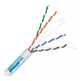 Cable Ftp Cobre 305 Metros Uv Multifilar Blanco