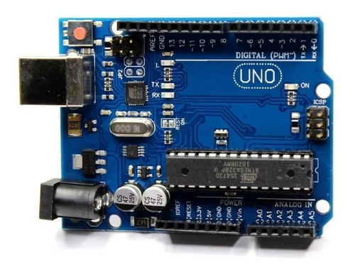 Arduino Uno R3 Placa De Desarrollo Atmega328 C/ Cable Usb 