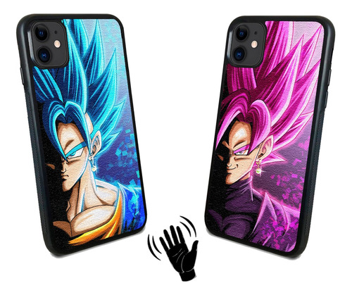 Funda Dragon Ball Vegito Black Goku Ssj Se Mueve Al Moverla