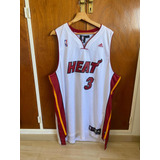 Camiseta Nba Basket Original Miami Heat Wade #3