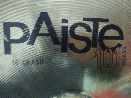 Platos De Bata Marca Paiste20  201 Bronze Y 16 Crash101 Bras