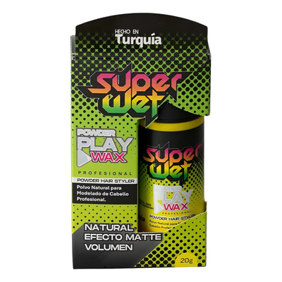Super Wet Cera en Polvo Da Volumen, Control Ligero Profesional | MercadoLibre