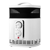 Calefactor Atvio Home De Cerámica Blanco 28.6cm  Alto 1500w