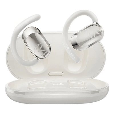 Haylou Earhook 1 Audífonos Ows Auriculares Inalámbricos Earhook Bluetooth 5.4 Audio Espacial De 360°cancelación De Ruido De 4 Micrófonos Auriculares Deportivos, Ow02, Blanco | Envío gratis