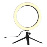 Ring Light Geniali 10 Polegadas 26cm Com Tripé Mesa Suporte