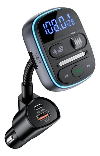 Fm Transmitter Pd 30w,   Car Adapter With Qc3.0 Fast Ch...