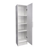 Despensero 1 Puerta 40x30x150 Cm Organizador Blanco Wengue &