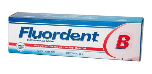 Fluordent B Pasta Dentífrica 60grs