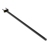 Suporte Haste De Refletor Led Parede Fachada 100 Cm Preto