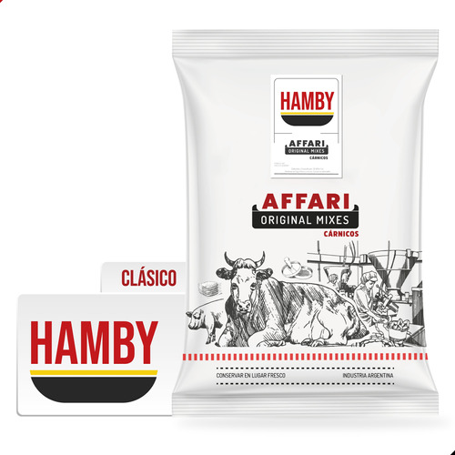 Hamby Condimento Integral Para Hamburguesas X 1kg