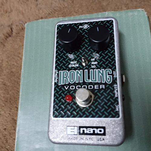  Pedal Electro Harmonix Iron Lung Vocoder