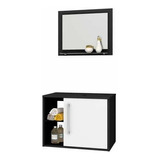 Vanitory Moderno Mueble Para Baño Espejo Organizador Vm-007