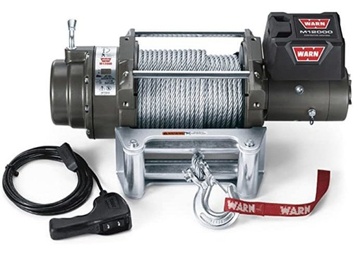 Warn 17801 Serie M12000 Eléctrico 12v Peso Pesado Torno Con 