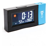Relógio Projetor De Teto C/ Despertador Digital  C/ Cabo Usb