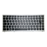 Teclado Para Lenovo Ideapad U310 Marco Blanco Español