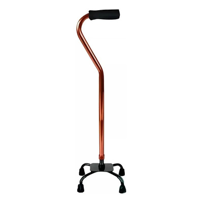 Baston Aluminio 4 Patas Apoyo Plegable Ajustable Ortopedico Color Color Al Azar | MercadoLibre