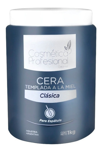 Cera Depilatoria Espátula Clásica 1 Kg Cosmética Profesional