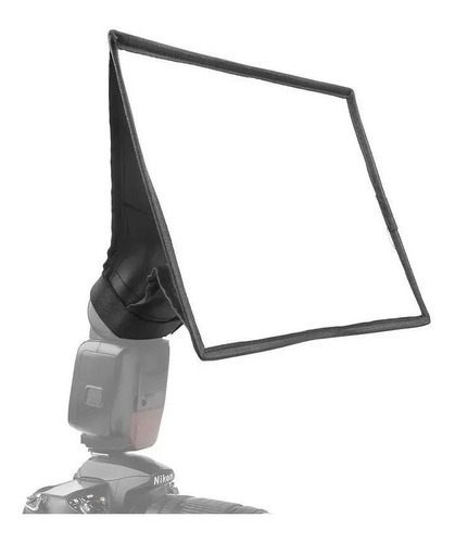 Difusor Plegable Softbox Universal 20x30 Cm Flash Reflex