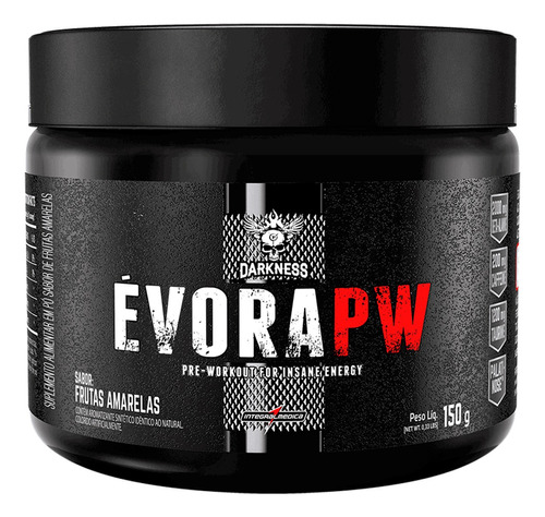 Évora Pw 150g - Darkness - Pré Treino Integralmedica 