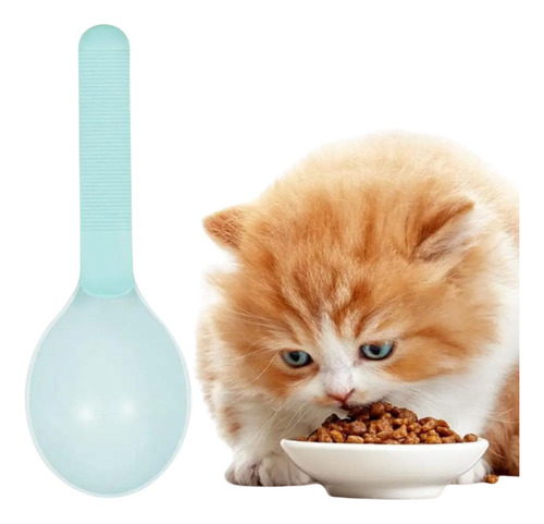 Cucharon De Alimento Medidora Para Mascotas Plástico Grueso 