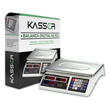 Balanza Digital Kasser Pesa 40 Kilos Comercial Recargable