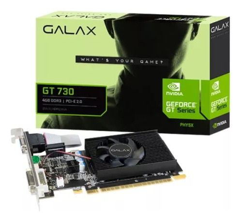 Placa De Video Galax Gt 730 Lp 4gb Ddr3 Geforce
