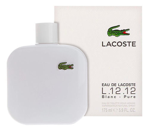 Eau De Lacoste Blanc-pure Edt 175ml Silk Perfumes Originales