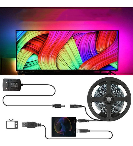 Luces Mágicas Streamer Con Pantalla De Ordenador