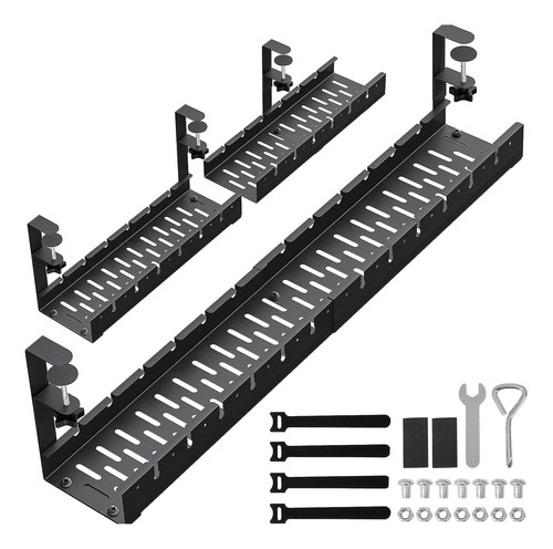 Bandeja Extensible De Gestión De Cables Debajo Del Escritori