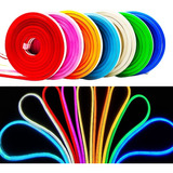 Cable Led Neón Flex 5mts 12v 2835 120led Ip68 Flexible Color